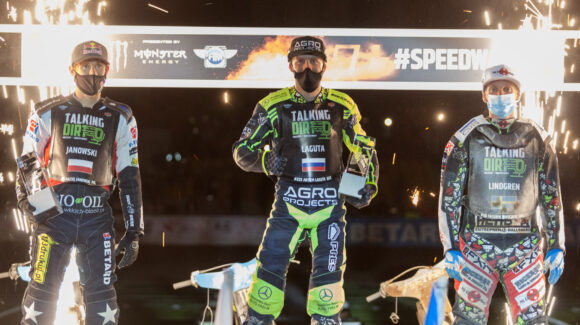 Maciej Janowski na podium w Betard Wrocław FIM Speedway GP!